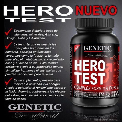 Aumenta Libido Potenciador Sexual 360 Comp Hero Test Genetic