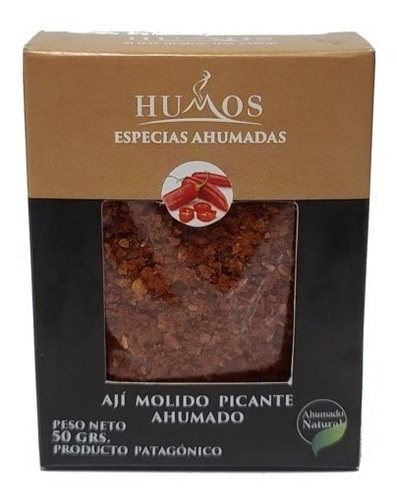 Aji Molido Picante Ahumado X 50 Gr.- Humos