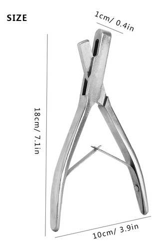 Pinzas En Forma De U De Acero Inoxidable