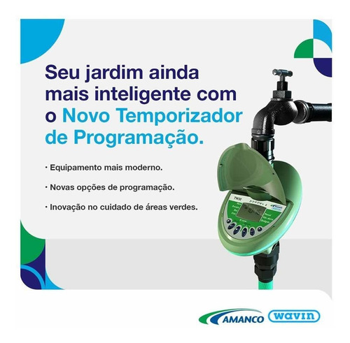 Temporizador Programador Digital Hortas E Jardins Amanco