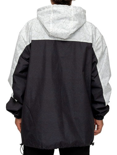 Cortaviento Gangsta Puzzle Off White / Black