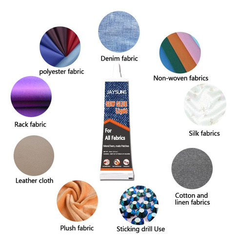 Kit De Solución De Costura Liquid Fast Tack Sin Pegamento
