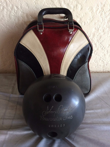 Pelota De Bowling Brunswick 7 Kilos Con Bolso Maletín Maleta