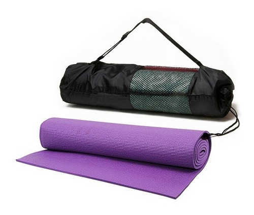 Colchoneta Mat Yoga Pilates Deportes 4 Mm Pvc+ Bolso Regalo