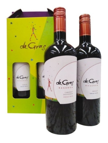 Pack Vino Viña Montgras Cabernet Sauvignon + Merlot