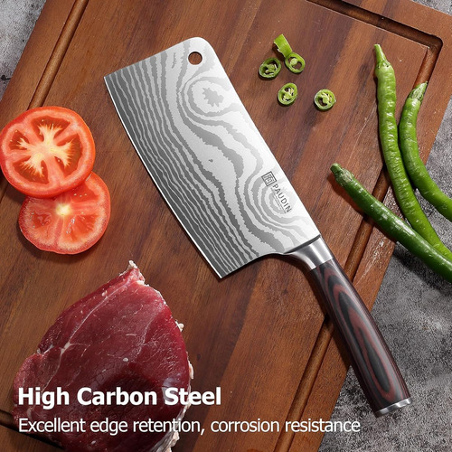 Cuchillo De Acero Inoxidable Con Mango Ergonomico Silver