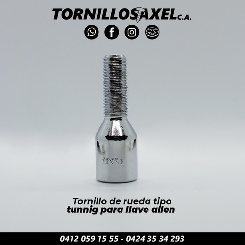 Tornillo De Rueda Tipo Tunning 12 Paso 1.25 Y 1.50