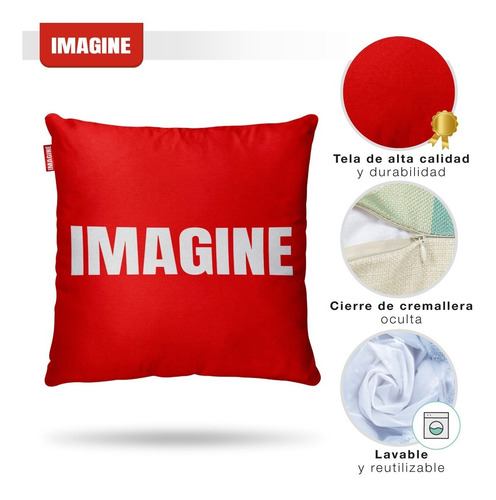 Imagen 5 de 7 de Cojín Decorativo Imagine Perros Pug Miniatura Silla Recamara