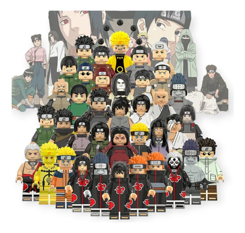 Naruto / Minifiguras / 8 Figuras A Elegir / Colección De 144