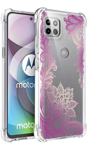 Funda Estilo Mandala Para Motorola G30/g10 Purpura
