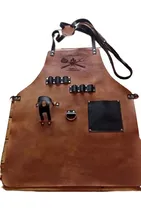 Comprar Delantal De Cuero Para Parrillero Chef Cocinero 