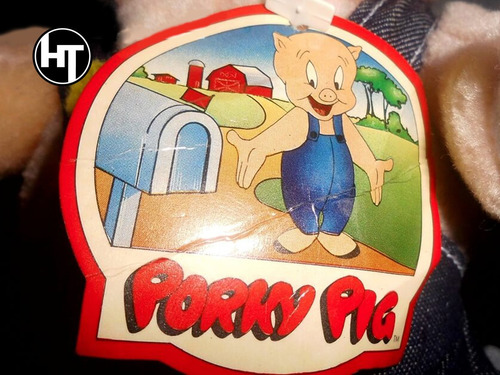 Imagen 4 de 6 de Looney Tunes, Porky, Granjero, Peluche, Ace, Vintage, 9 PuLG