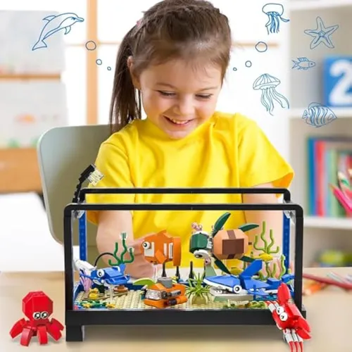 Juego De Construcción De Pecera, Compatible Con