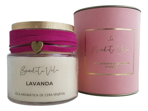 Imagem 3 de 6 de Kit Com 3 Velas Aromáticas (jasmim, Baunilha E Lavanda)
