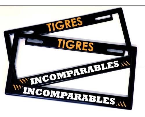 Portaplacas Tigres Incomparables