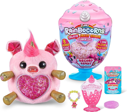 Rainbocorns Peluche Perfumado Jelly Shake 36cm Interactivo