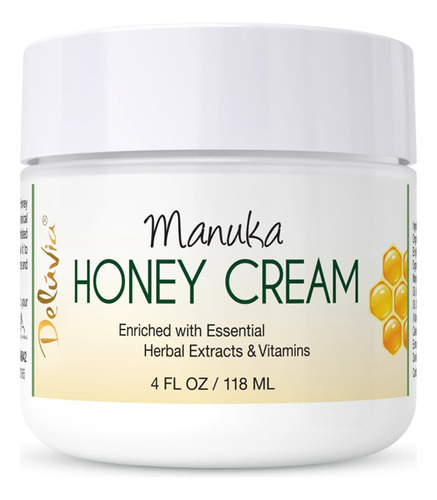 Deluvia Crema De Miel De Manuka De Dia Y Noche Para Rostro Y