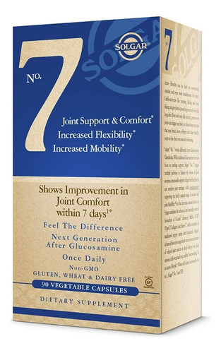 Solgar | No. 7 | Joint Support & Comfort | 90 Veg Capsules