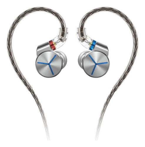 Auriculares In-ear Fiio Jd7 Plateado