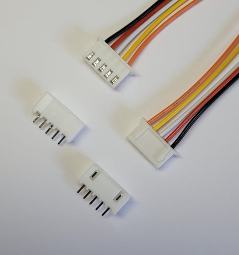 Conector Xh 5 Vias Passo 2,54mm Macho/fêmea (10 Pares)