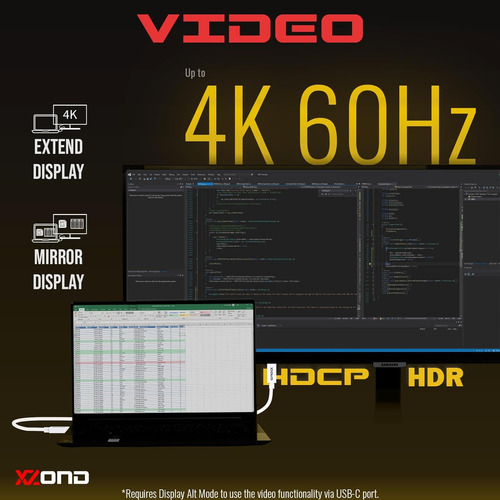 Cable Usb C A C 3.2 Gen 2x2 - Transferencia De Datos De 20 G