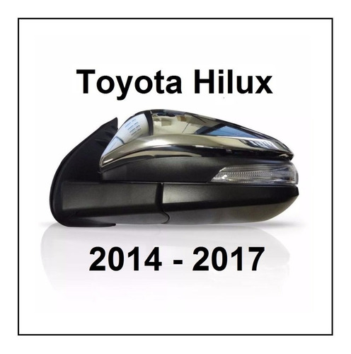 Espejo Toyota Hilux 2014-17 Seguro Antirobo Instalació Envío
