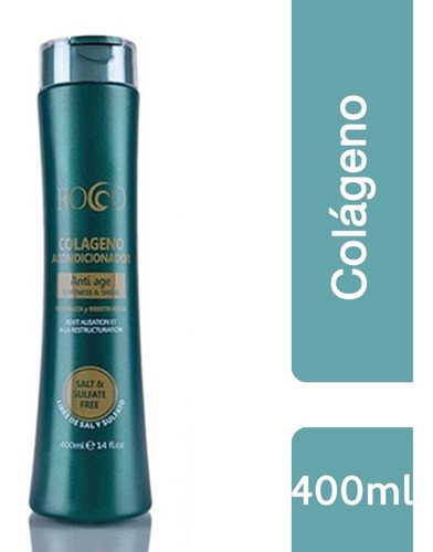 Rocco® Acondicionador Colágeno Sin Sal Para Pelo Caída 400ml