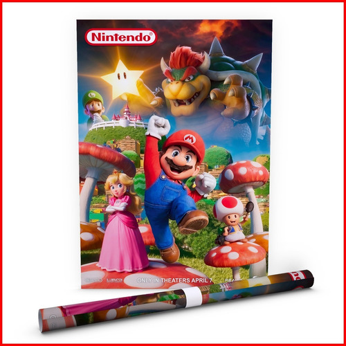 Poster Pelicula Super Mario Bros The Movie 2023 #2 - 40x60cm