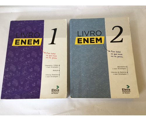Livro Enem- 2 Volumes De Vários Autores Pela Eleva