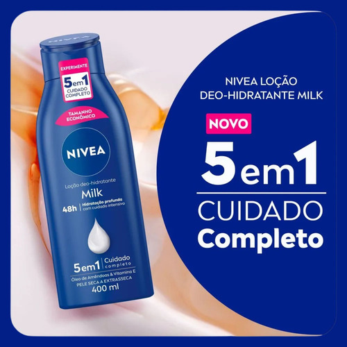 Loção Deo-hidratante Pele Seca Milk 400ml - Nivea Nivea