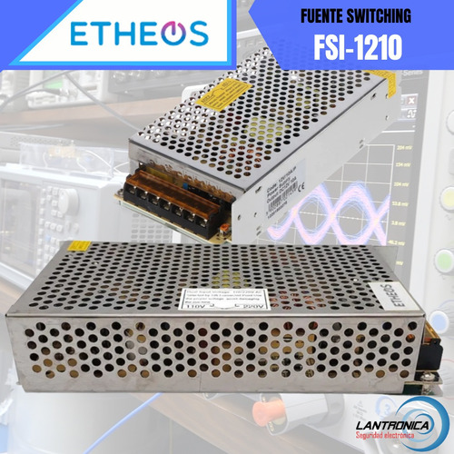 Imagen 4 de 8 de Fuente Switching 12v 10a Regulada C Protección Led Cctv 120w