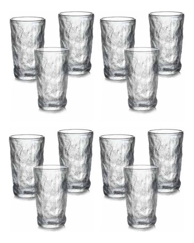 Vaso X6 Unidades 350 Ml Vintage Set X 6 Vasos Exclusivos