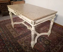 Comprar Mesa Ratona Mármol Antigua Luis Xvi Francés Apoyo $240.000