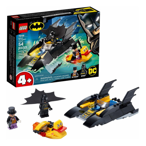 Figuras Para Armar Lego Dc Batboat The Penguin Pursuit! Fgr