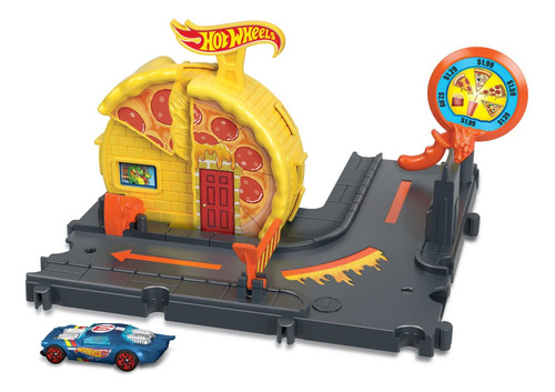 Hot Wheels City Pista De Juguete Lugares Favoritos Pizzeria