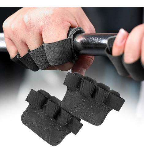 Almohadillas De Agarre Para Levantamiento De Gris Oscuro