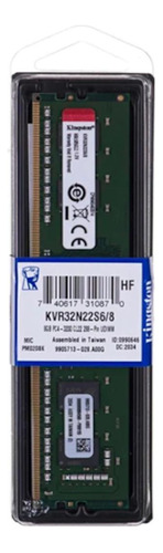 Memoria Udimm Ddr4 Kingston 8gb 3200mhz