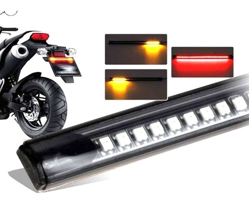 Tira Led Moto Posición Stop Guiños 48 Led Alta Potencia #eg