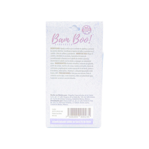 Imagen 7 de 7 de Acondicionador Sólido Té Limón 80 G Bam Boo! Lifestyle
