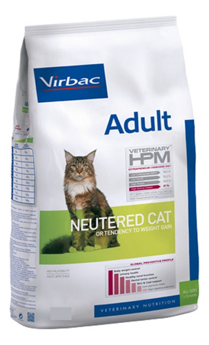 Alimento Virbac Hpm Neutered Cat Adulto 1.5 Kg