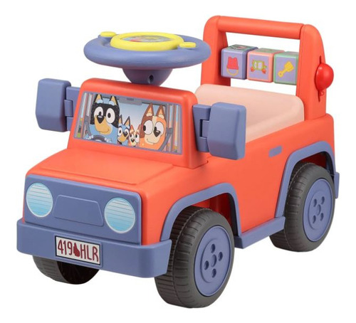 Bluey Ride On Carrito Montable Interactivo Multicolor / J