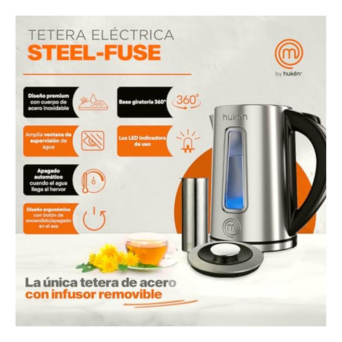Masterchef® By Hukën® | Hervidor De Agua | Tetera