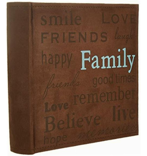 Pioneer Family Text Design Sewn Faux Suede Cover Photo