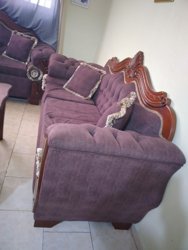 Imagen 4 de 4 de Especial De Juego De Mueble De Sala En Caoba.