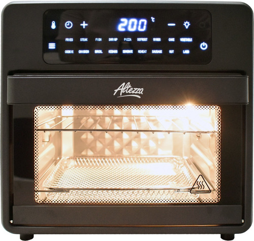 Horno Digital Altezza Con Freidora De Aire 15 Litros Color Negro 120