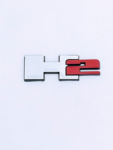 Emblema Hummer H2 Rojo Letra