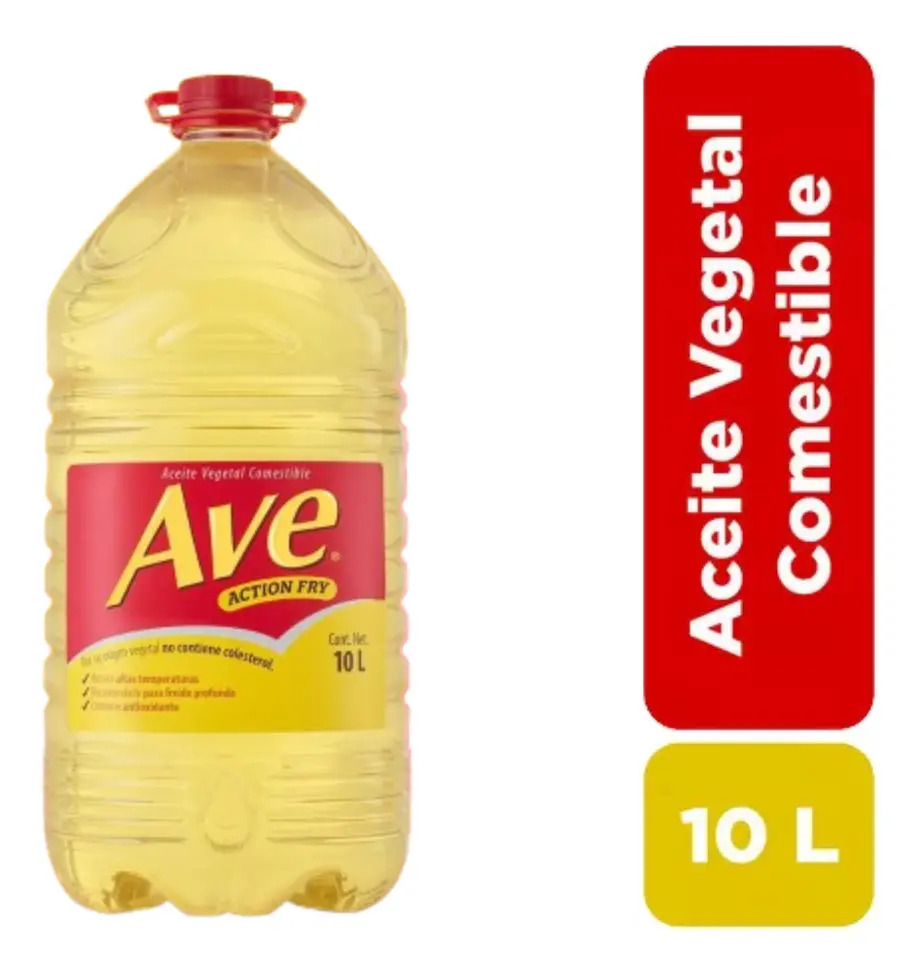 Aceite Vegetal Comestible Action Fry 10L Ave