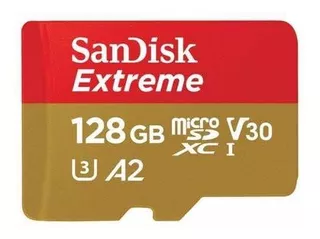 Micro Sd Sandisk Extreme 128 Gb 4k 160mb/seg