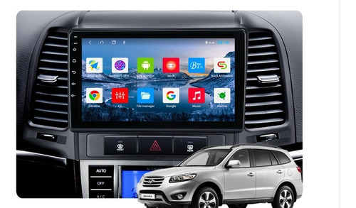 Radio Hyundai Santafé 2+32gigas Carplay Android Auto Ips