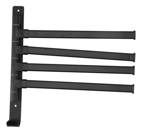 Toallero Giratorio De 4 Polos Space Aluminium